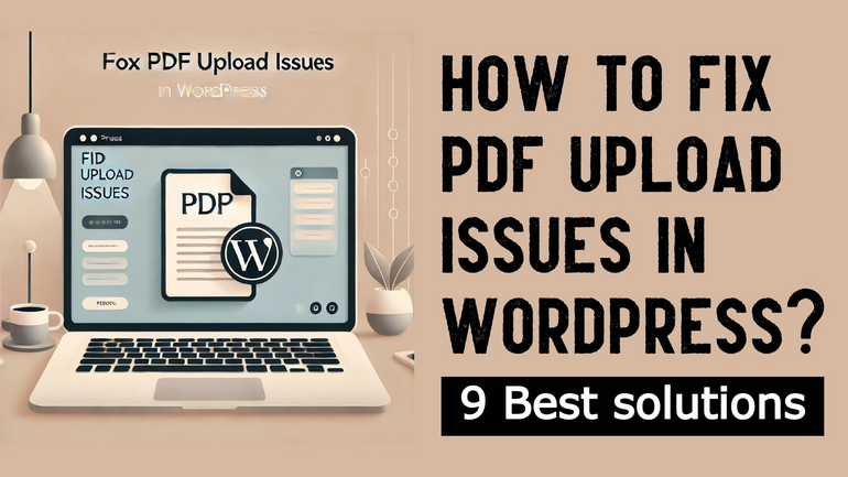 How to Fix PDF Upload Issues in WordPress? [9 Best solutions]